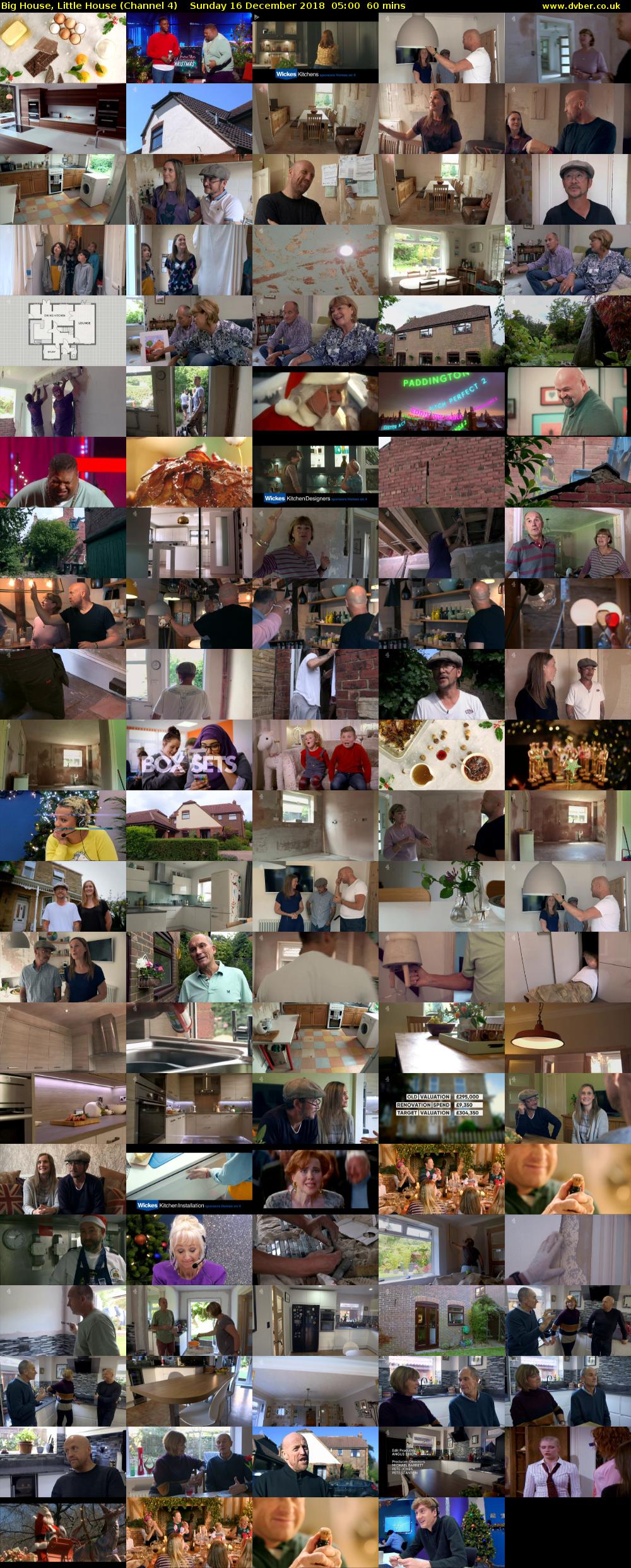 Big House, Little House (Channel 4) Sunday 16 December 2018 05:00 - 06:00