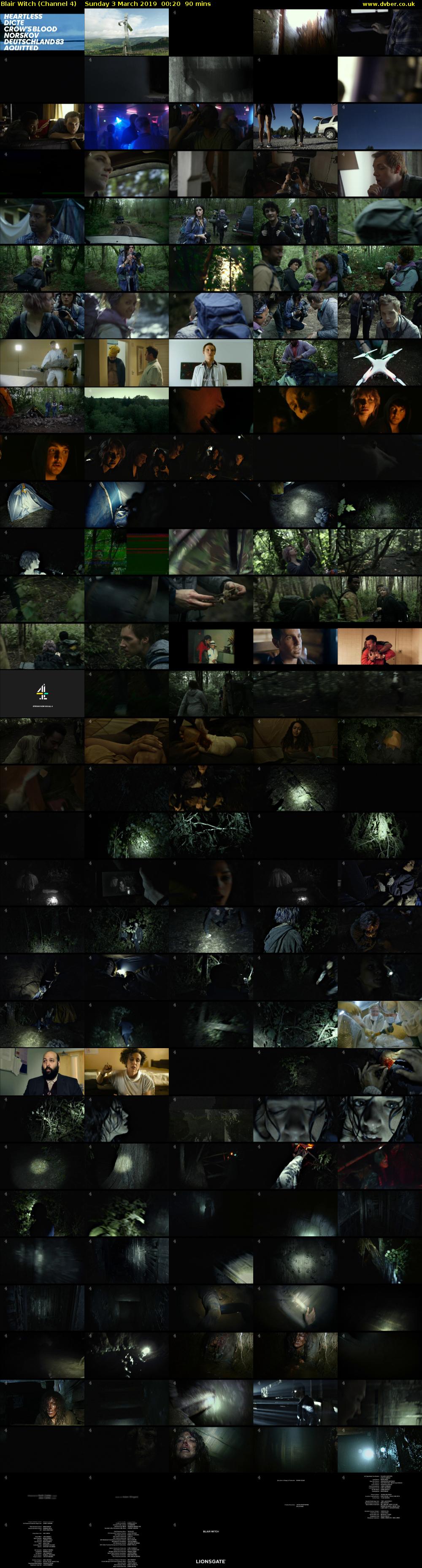 Blair Witch (Channel 4) Sunday 3 March 2019 00:20 - 01:50
