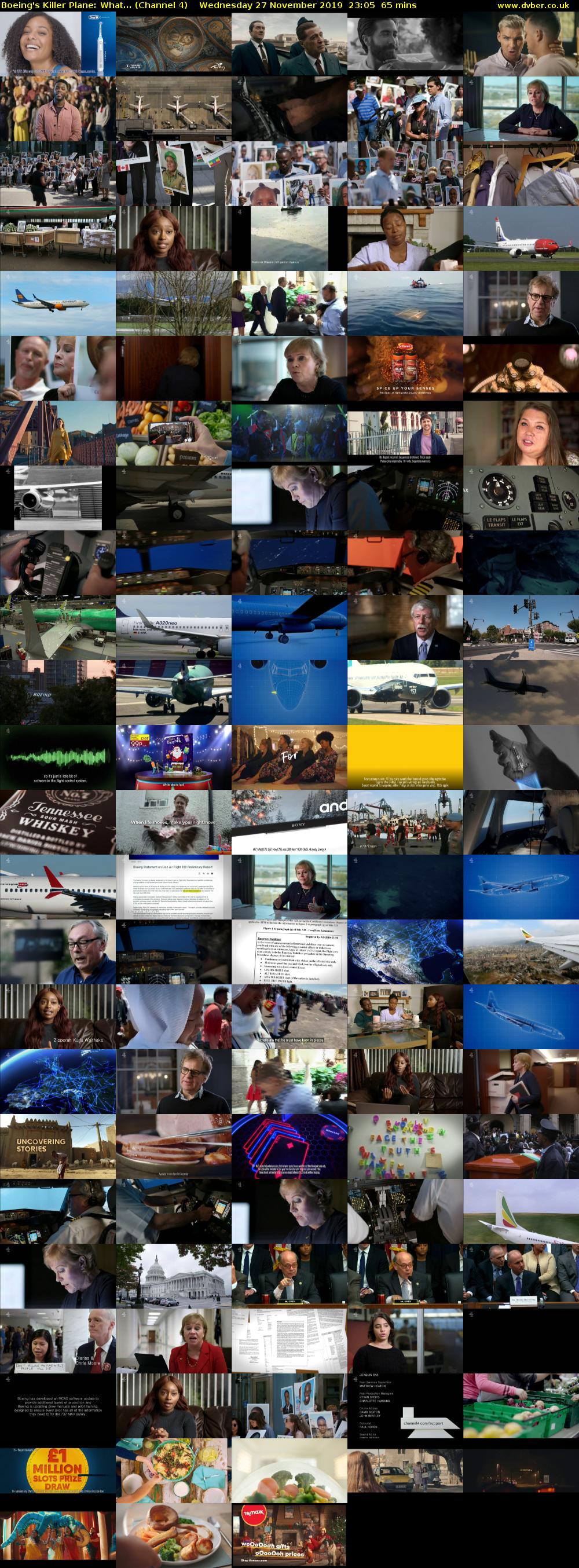 Boeing's Killer Plane: What... (Channel 4) Wednesday 27 November 2019 23:05 - 00:10
