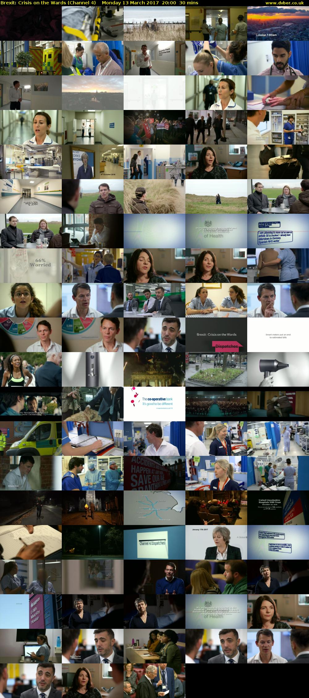 Brexit: Crisis on the Wards (Channel 4) Monday 13 March 2017 20:00 - 20:30