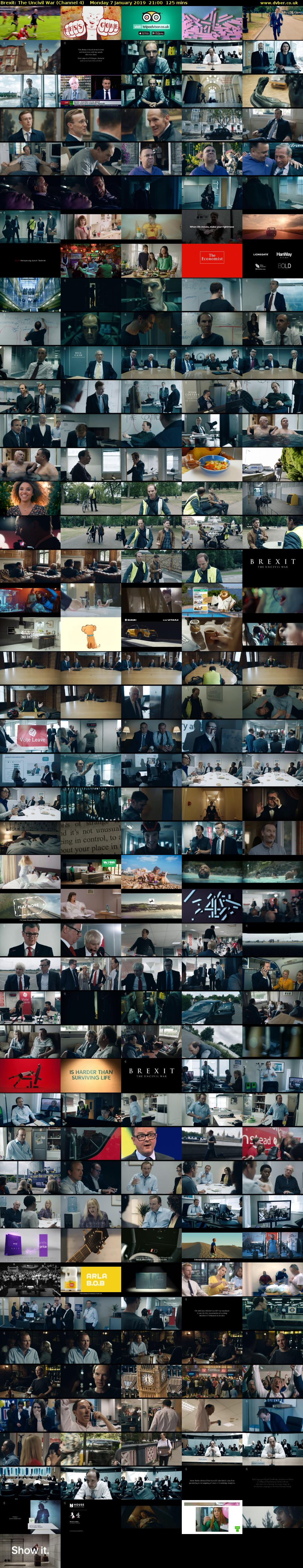 Brexit: The Uncivil War (Channel 4) Monday 7 January 2019 21:00 - 23:05