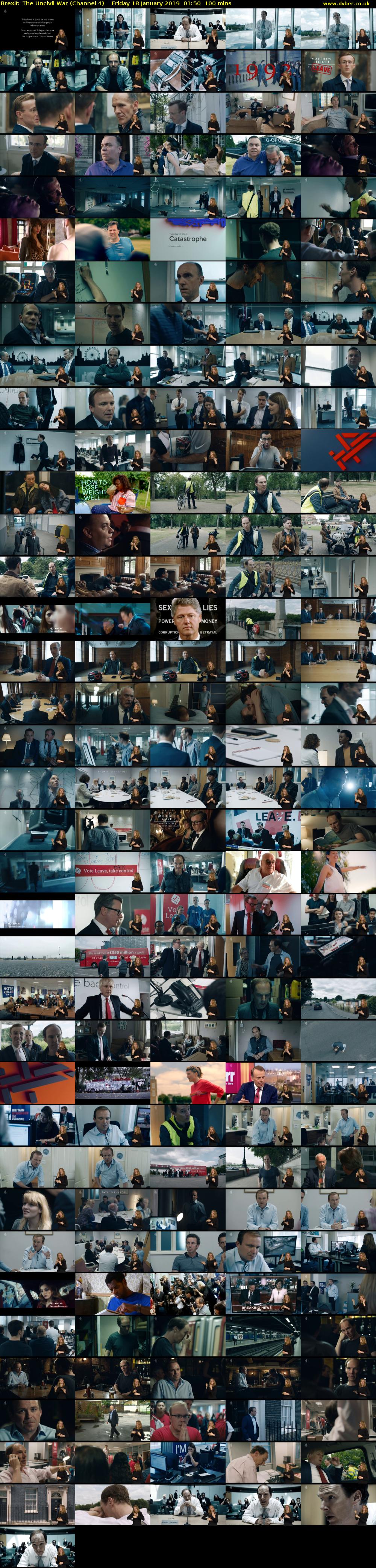 Brexit: The Uncivil War (Channel 4) Friday 18 January 2019 01:50 - 03:30