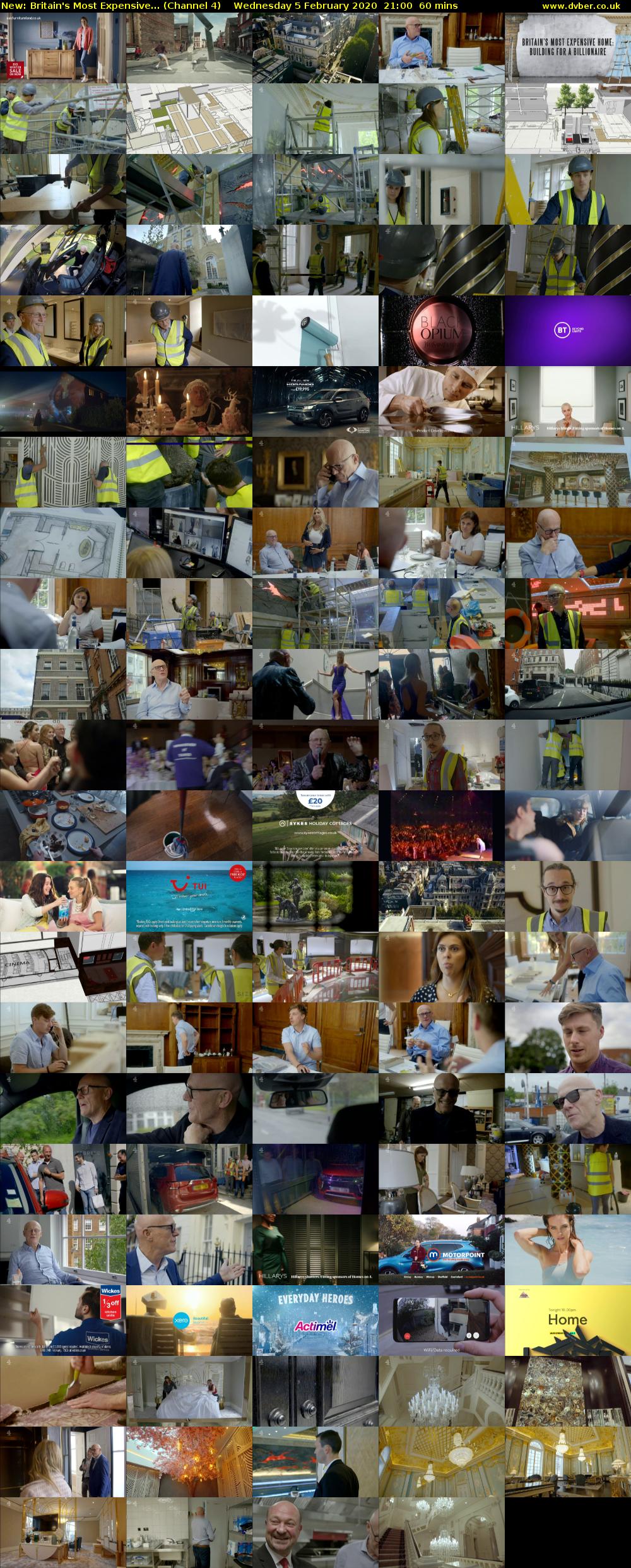 Britain's Most Expensive... (Channel 4) Wednesday 5 February 2020 21:00 - 22:00