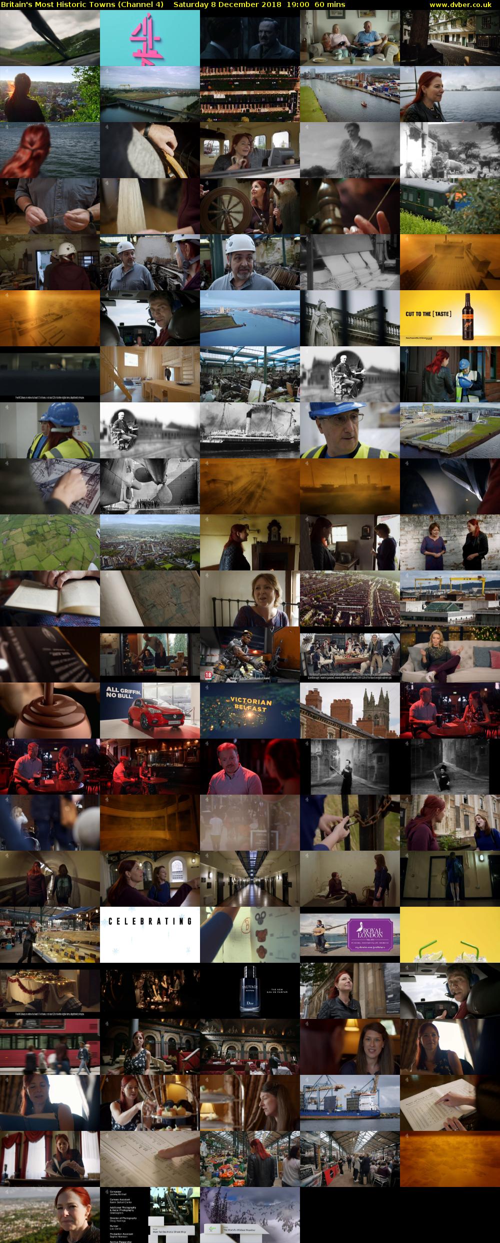 Britain's Most Historic Towns (Channel 4) Saturday 8 December 2018 19:00 - 20:00