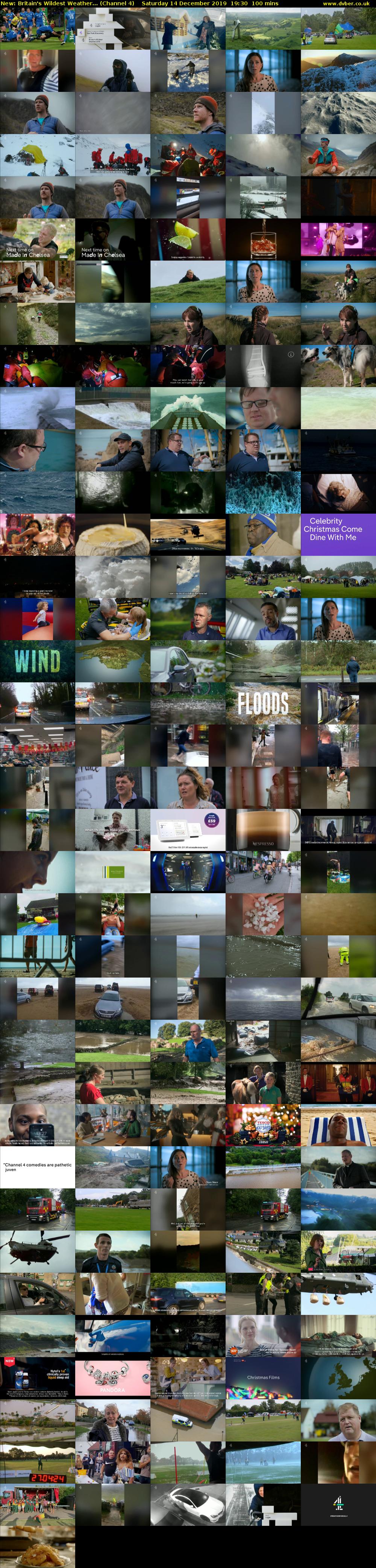 Britain's Wildest Weather... (Channel 4) Saturday 14 December 2019 19:30 - 21:10