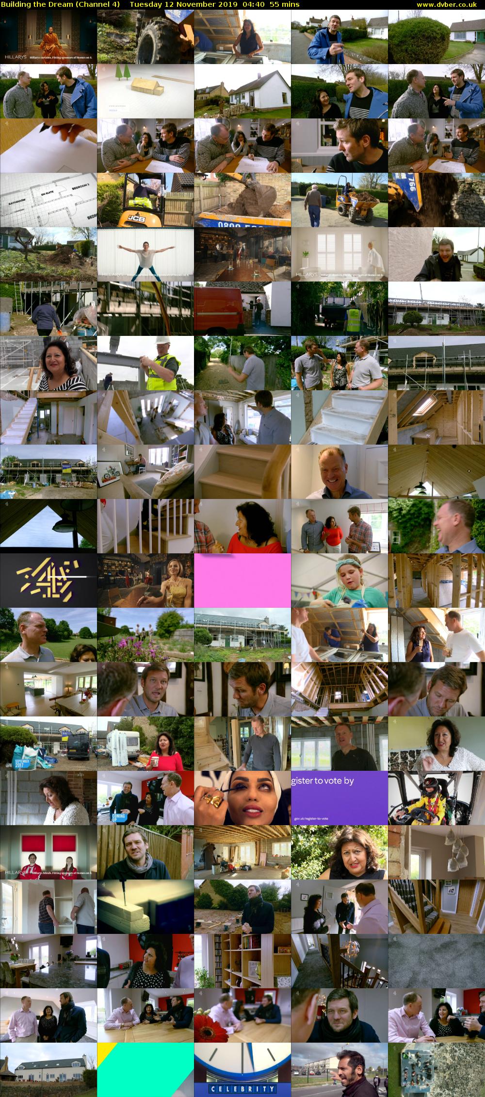 Building the Dream (Channel 4) Tuesday 12 November 2019 04:40 - 05:35