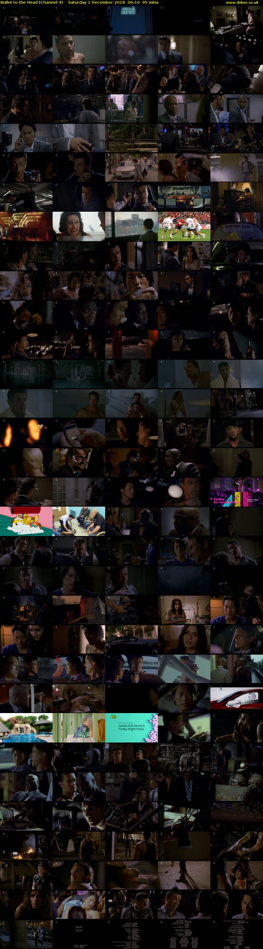 Bullet to the Head (Channel 4) Saturday 1 December 2018 00:10 - 01:45