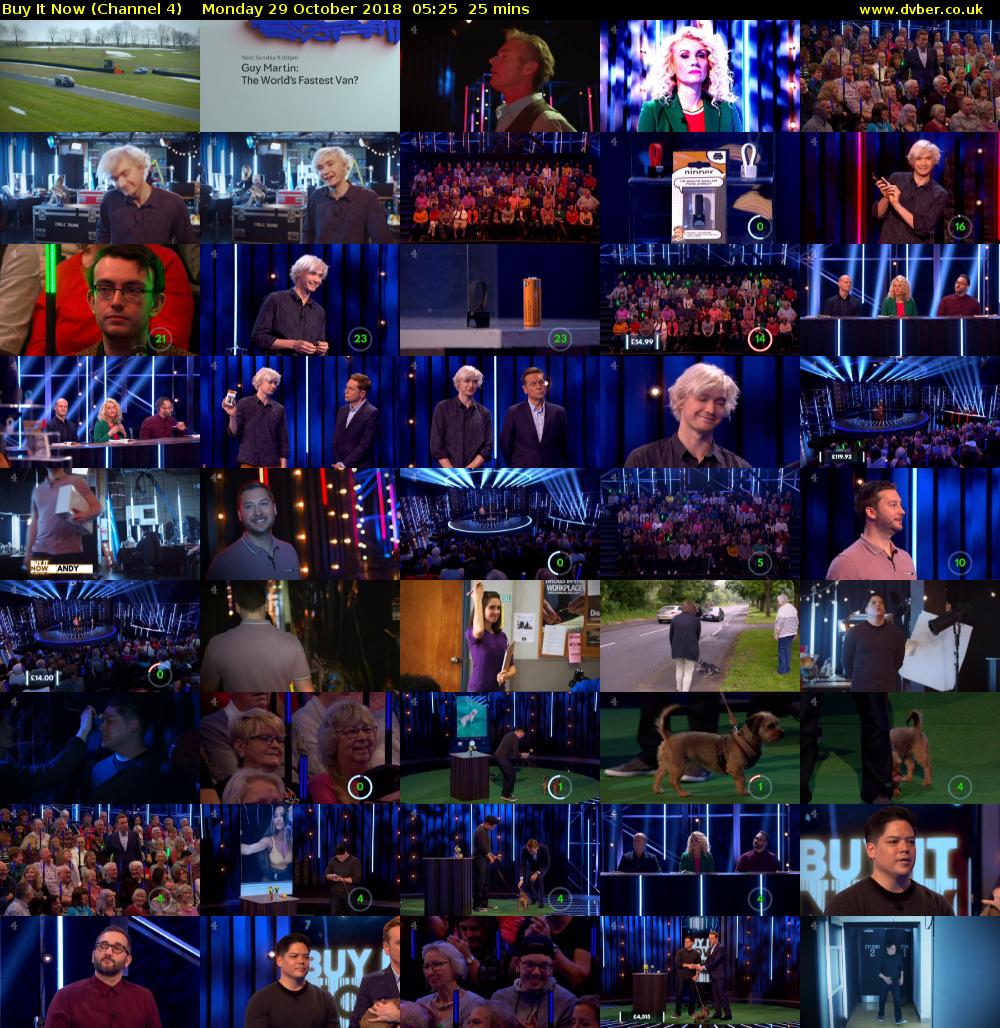 Buy It Now (Channel 4) Monday 29 October 2018 05:25 - 05:50