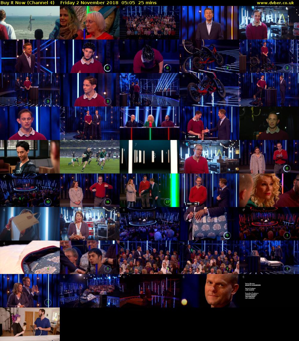 Buy It Now (Channel 4) Friday 2 November 2018 05:05 - 05:30