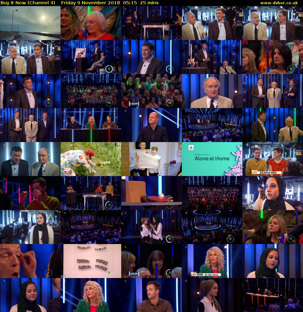 Buy It Now (Channel 4) Friday 9 November 2018 05:15 - 05:40