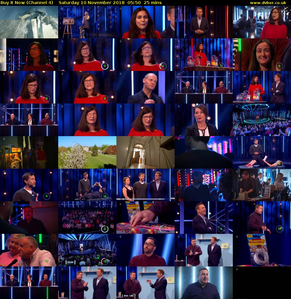 Buy It Now (Channel 4) Saturday 10 November 2018 05:50 - 06:15