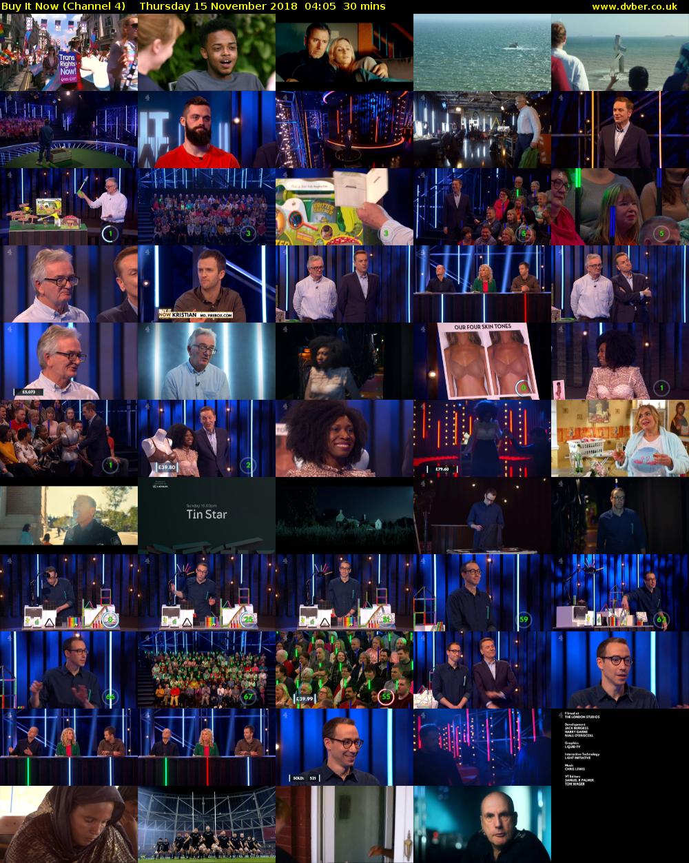 Buy It Now (Channel 4) Thursday 15 November 2018 04:05 - 04:35