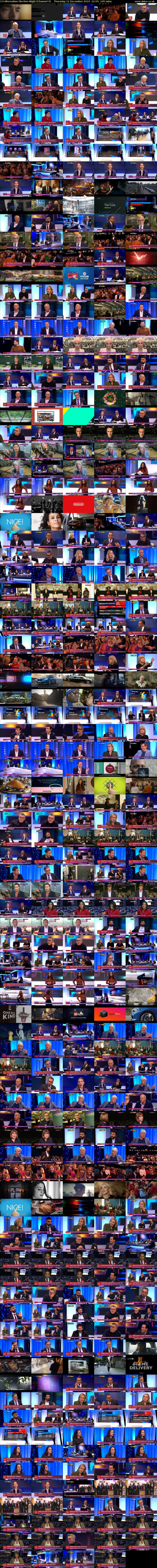 C4 Alternative Election Night (Channel 4) Thursday 12 December 2019 21:55 - 02:00