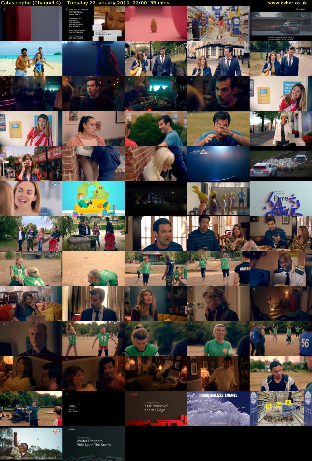 Catastrophe (Channel 4) Tuesday 22 January 2019 22:00 - 22:35