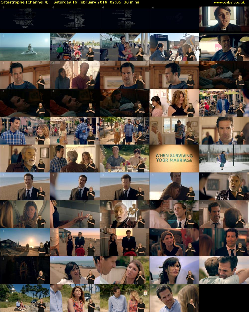 Catastrophe (Channel 4) Saturday 16 February 2019 02:05 - 02:35