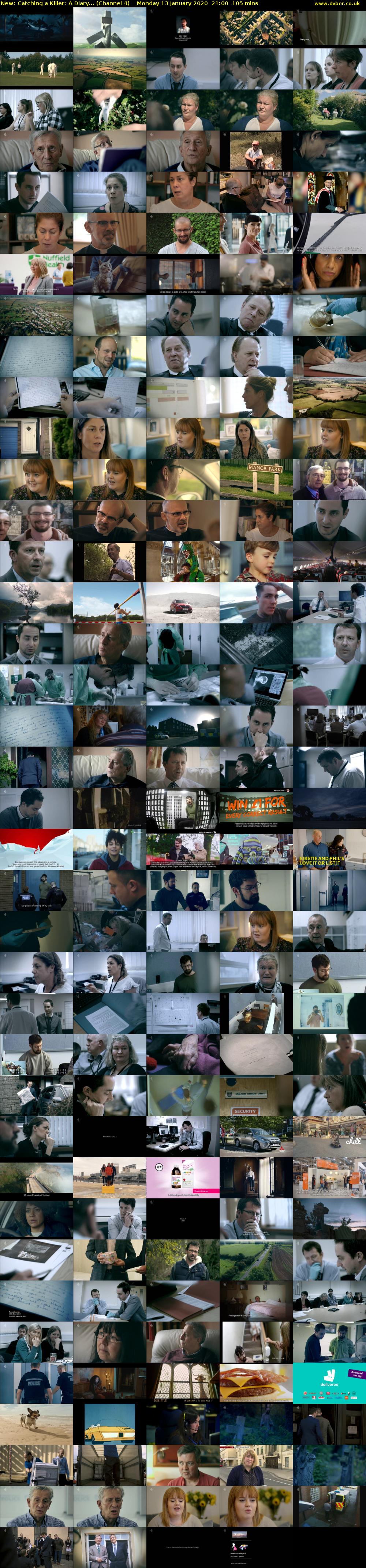 Catching a Killer: A Diary... (Channel 4) Monday 13 January 2020 21:00 - 22:45