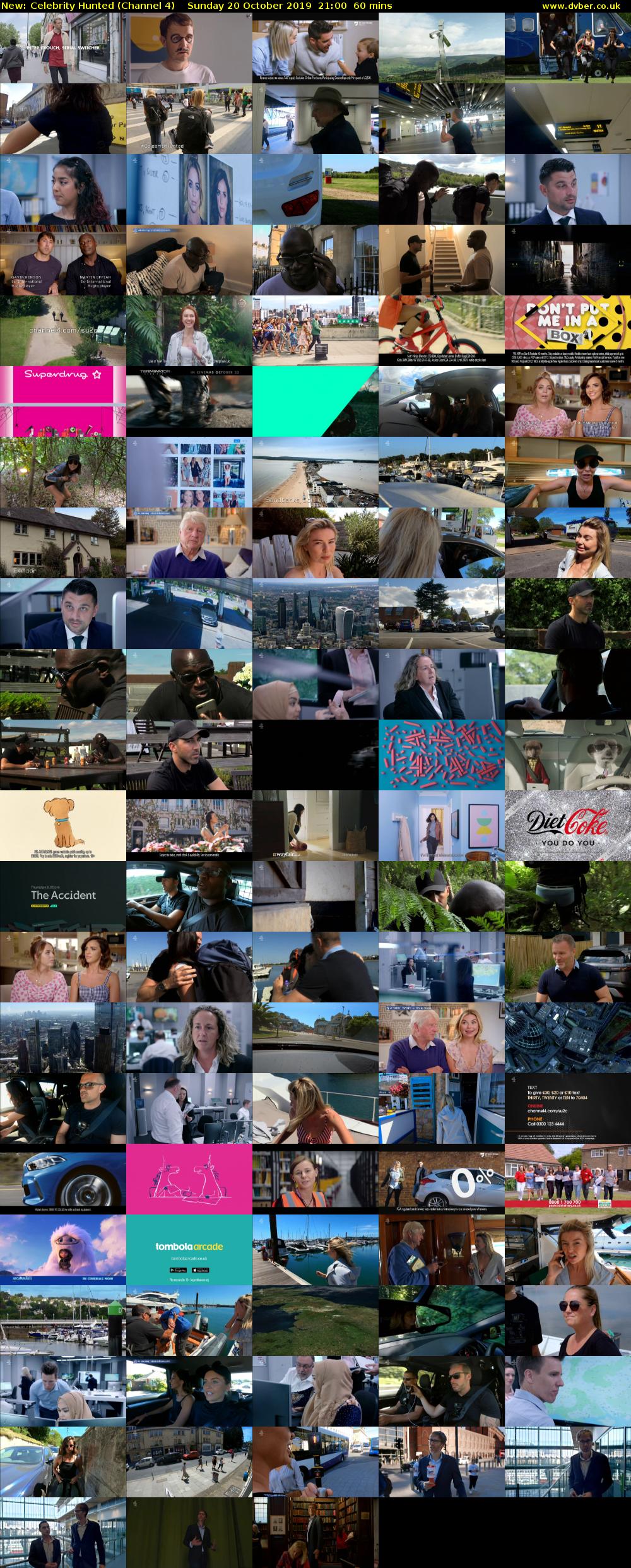 Celebrity Hunted (Channel 4) Sunday 20 October 2019 21:00 - 22:00