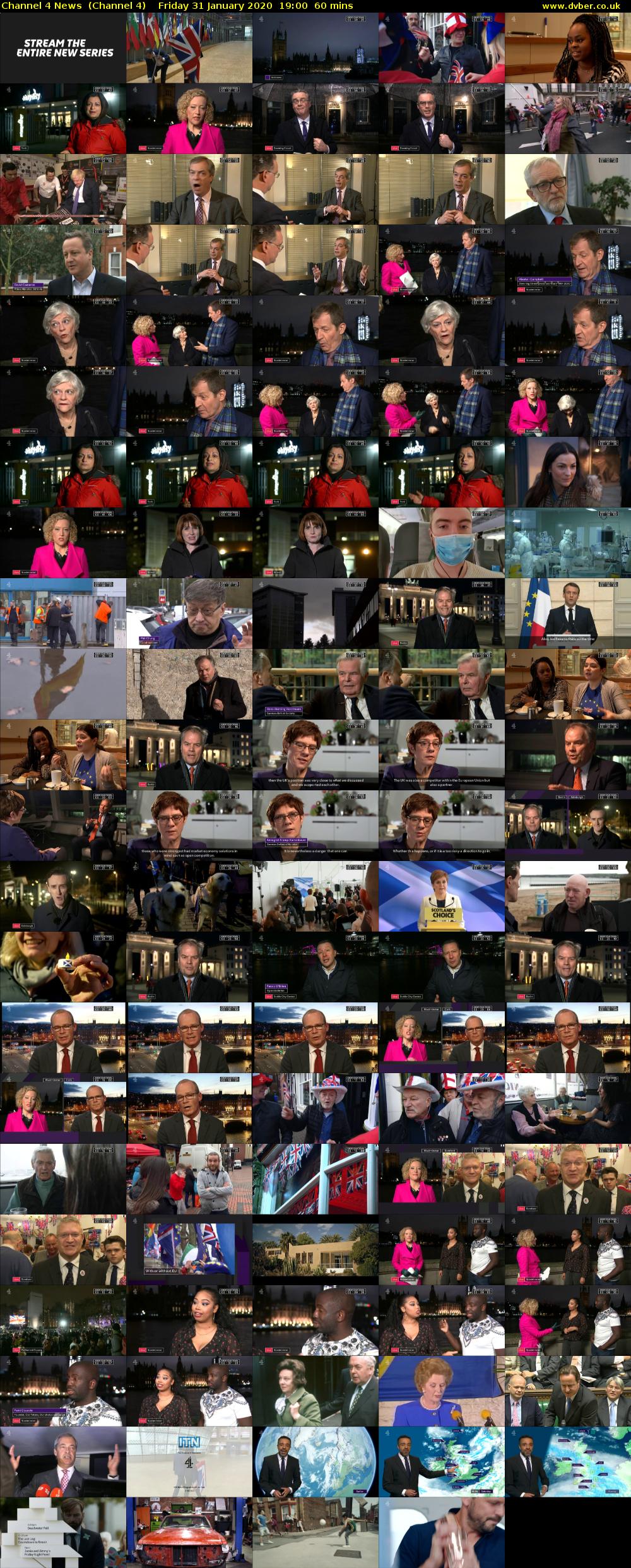 Channel 4 News  (Channel 4) Friday 31 January 2020 19:00 - 20:00