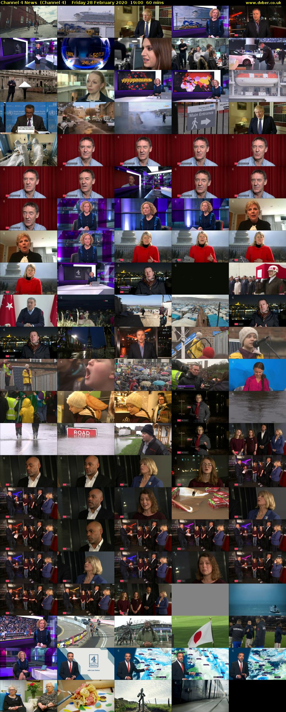 Channel 4 News  (Channel 4) Friday 28 February 2020 19:00 - 20:00