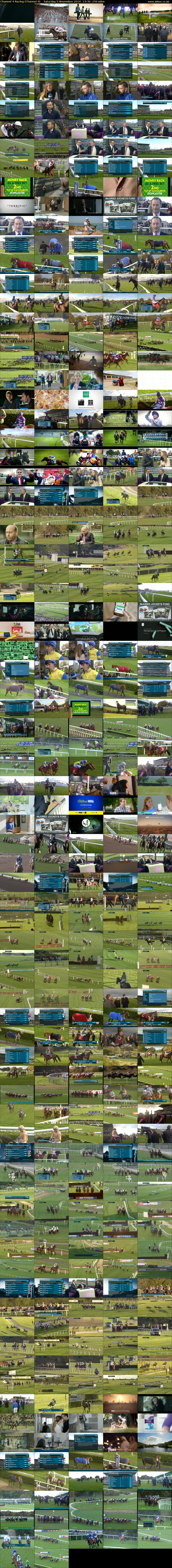 Channel 4 Racing (Channel 4) Saturday 5 November 2016 13:30 - 16:00