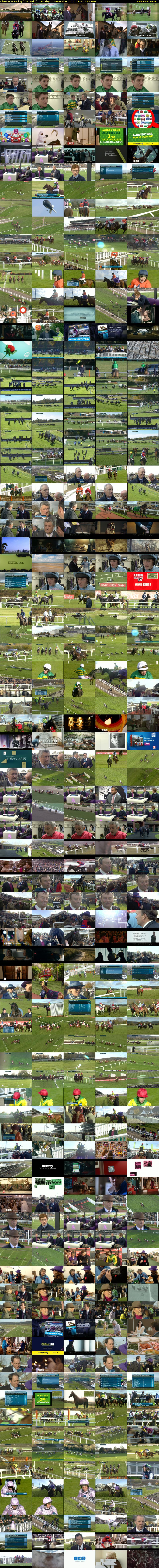 Channel 4 Racing (Channel 4) Sunday 13 November 2016 12:30 - 14:45