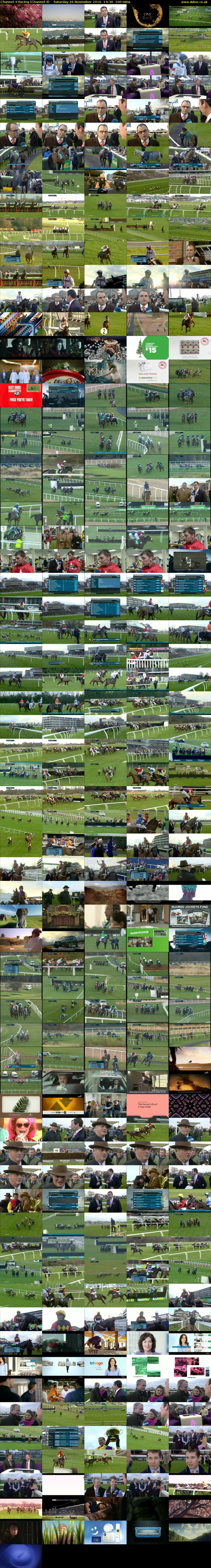 Channel 4 Racing (Channel 4) Saturday 26 November 2016 14:30 - 16:10