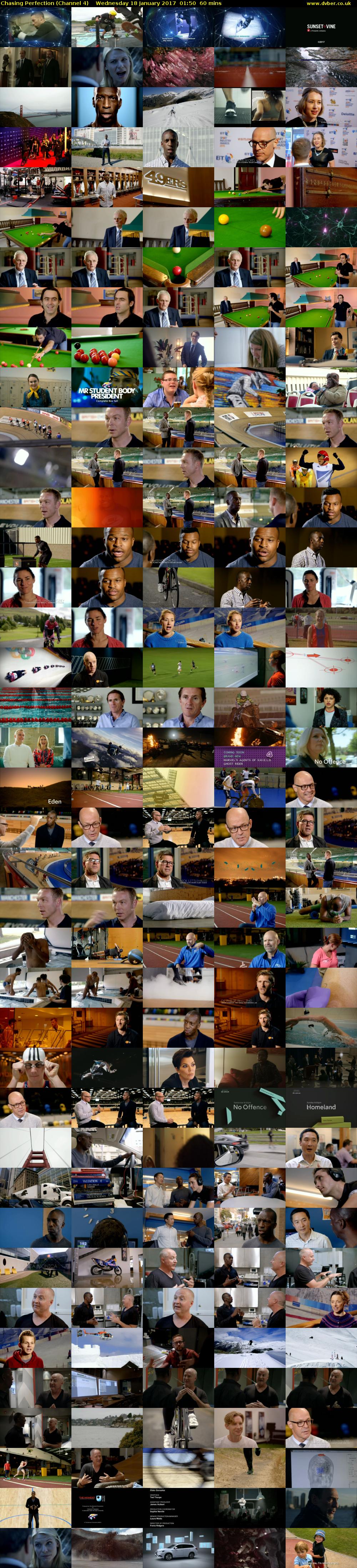 Chasing Perfection (Channel 4) Wednesday 18 January 2017 01:50 - 02:50