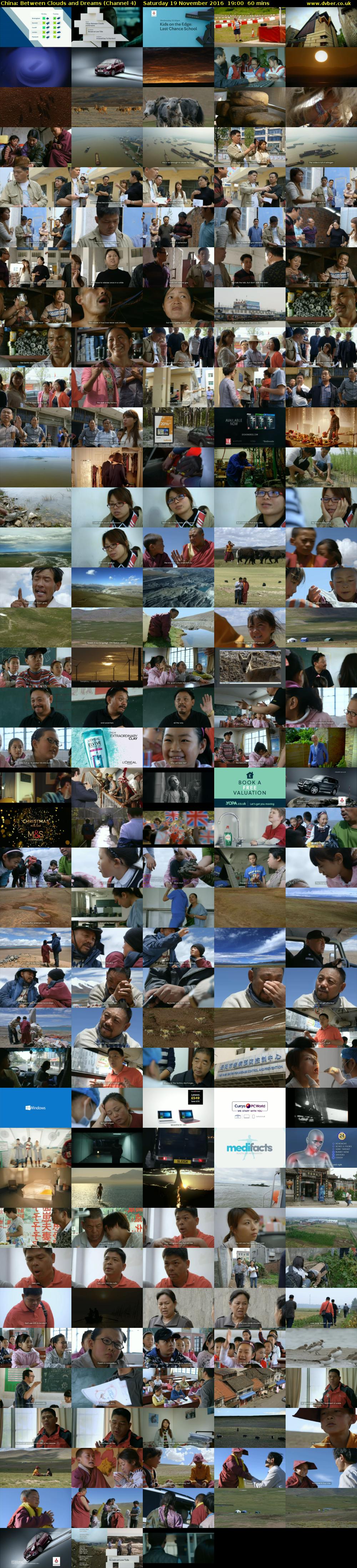 China: Between Clouds and Dreams (Channel 4) Saturday 19 November 2016 19:00 - 20:00