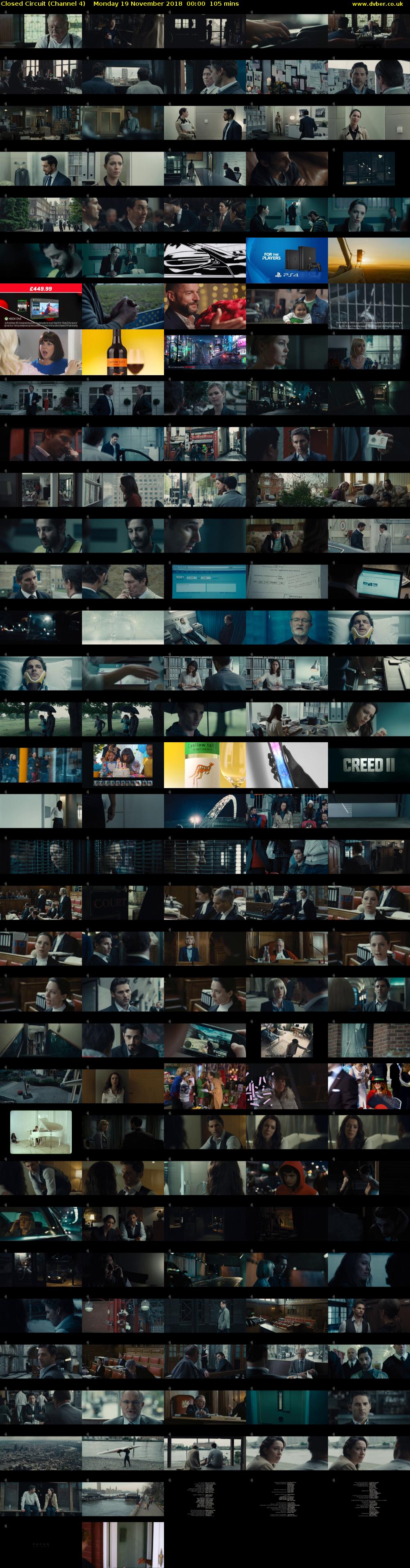 Closed Circuit (Channel 4) Monday 19 November 2018 00:00 - 01:45