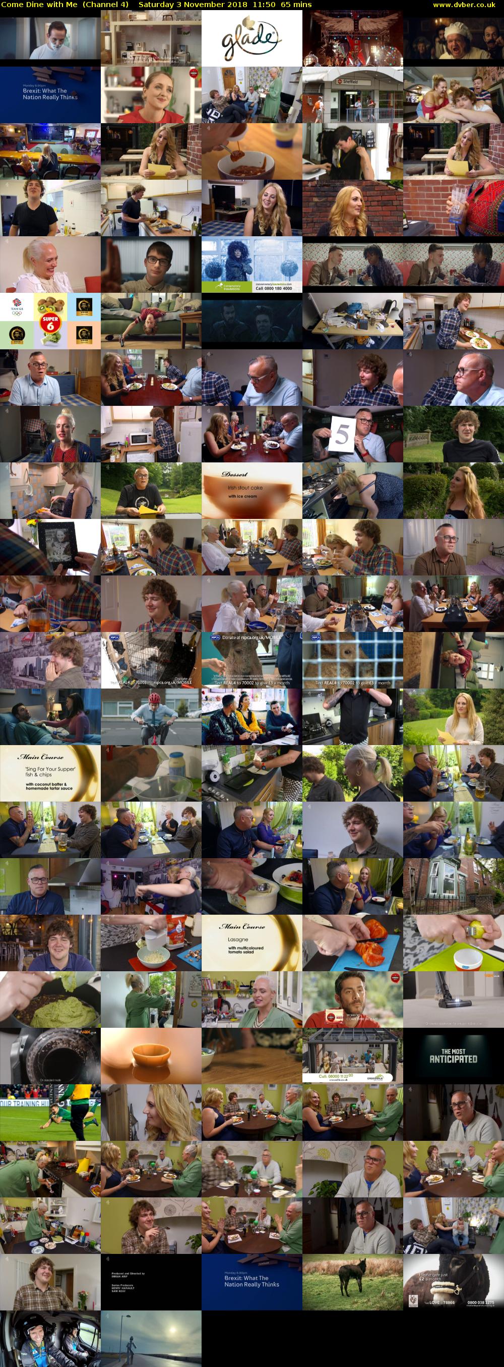Come Dine with Me  (Channel 4) Saturday 3 November 2018 11:50 - 12:55