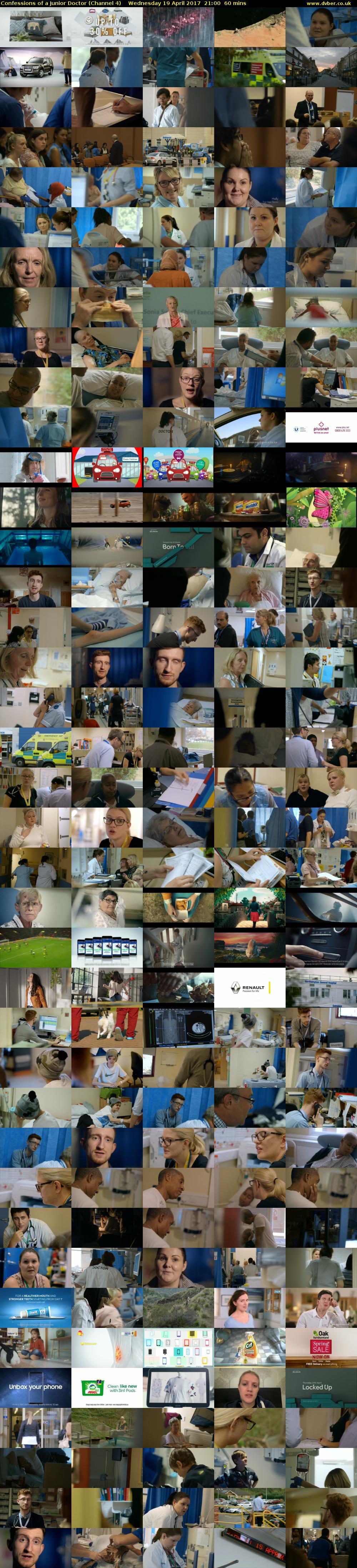 Confessions of a Junior Doctor (Channel 4) Wednesday 19 April 2017 21:00 - 22:00