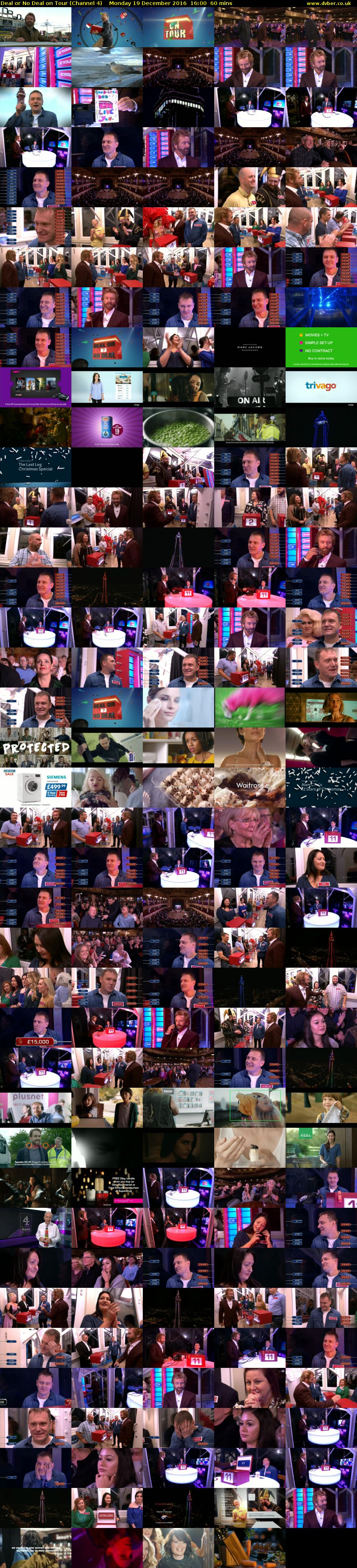 Deal or No Deal on Tour (Channel 4) Monday 19 December 2016 16:00 - 17:00