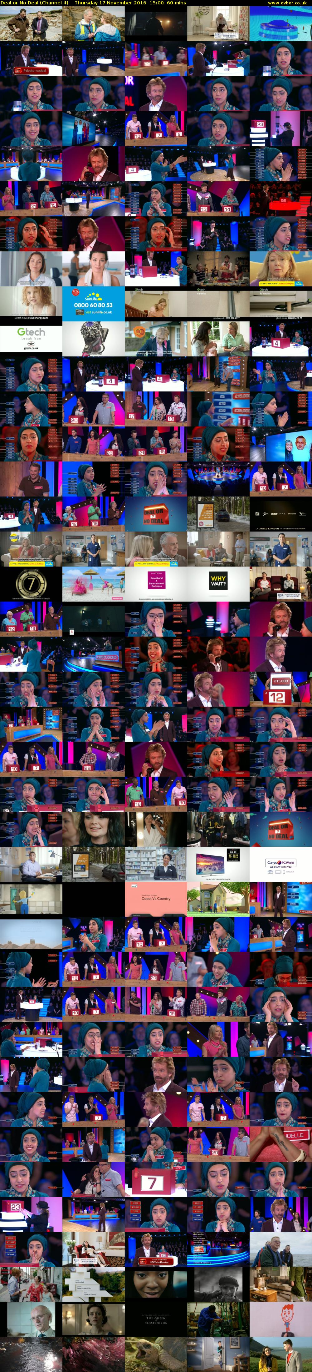 Deal or No Deal (Channel 4) Thursday 17 November 2016 15:00 - 16:00