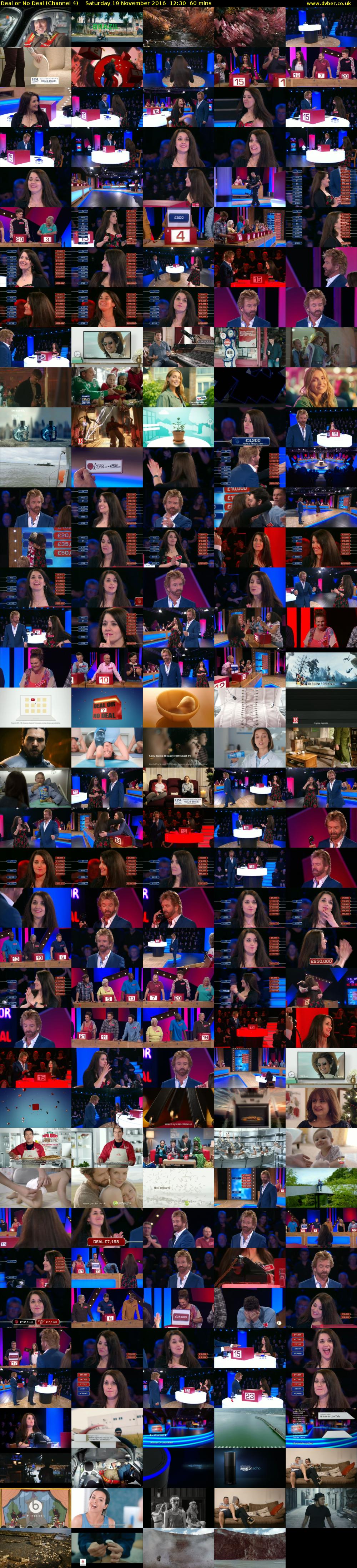 Deal or No Deal (Channel 4) Saturday 19 November 2016 12:30 - 13:30