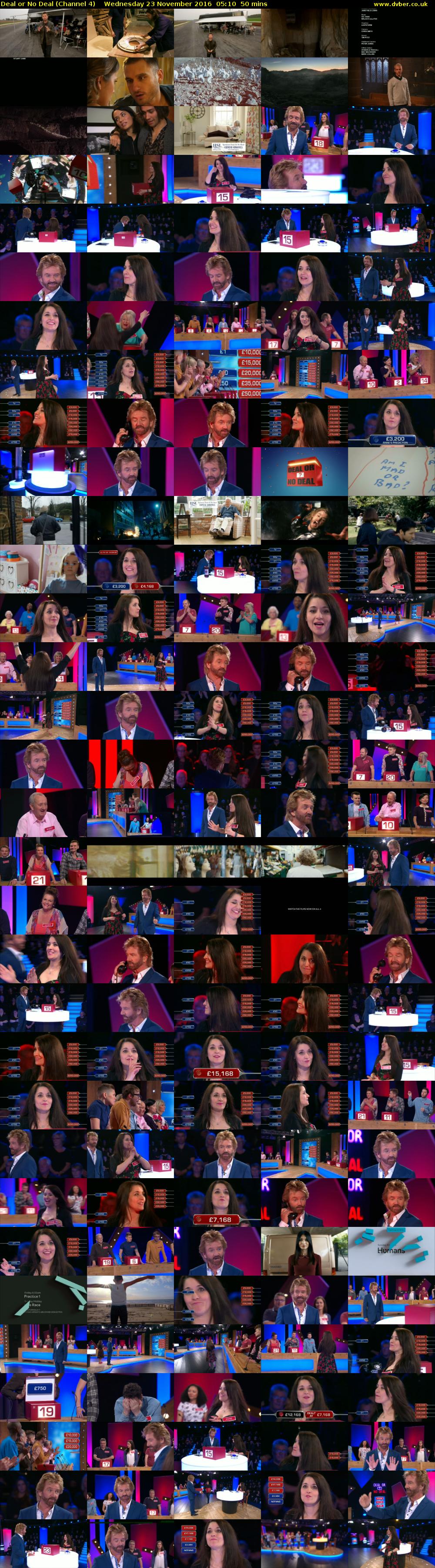 Deal or No Deal (Channel 4) Wednesday 23 November 2016 05:10 - 06:00