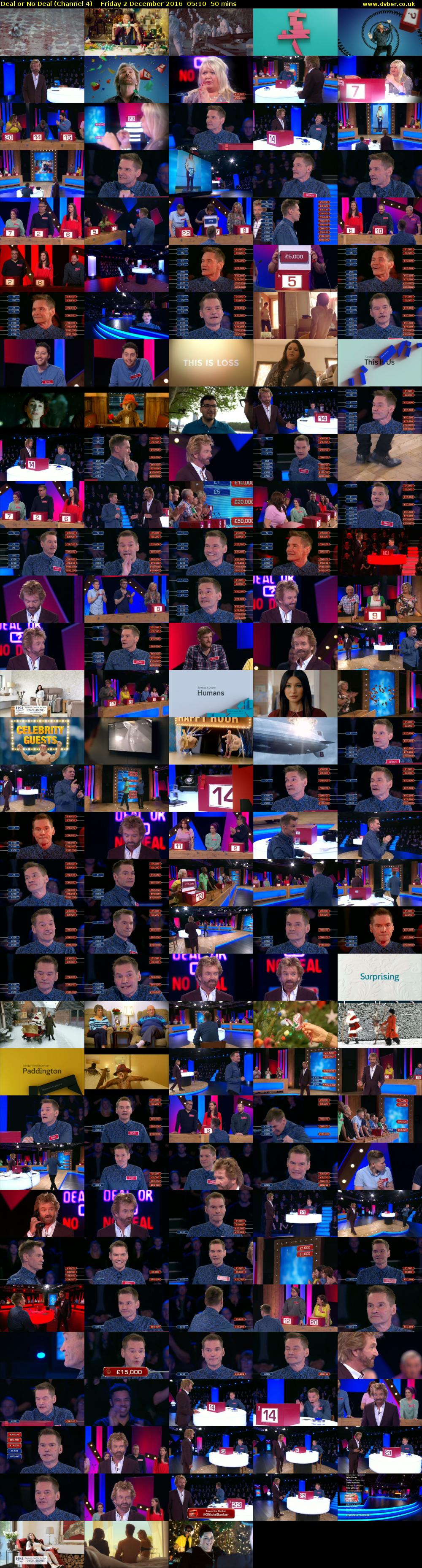Deal or No Deal (Channel 4) Friday 2 December 2016 05:10 - 06:00