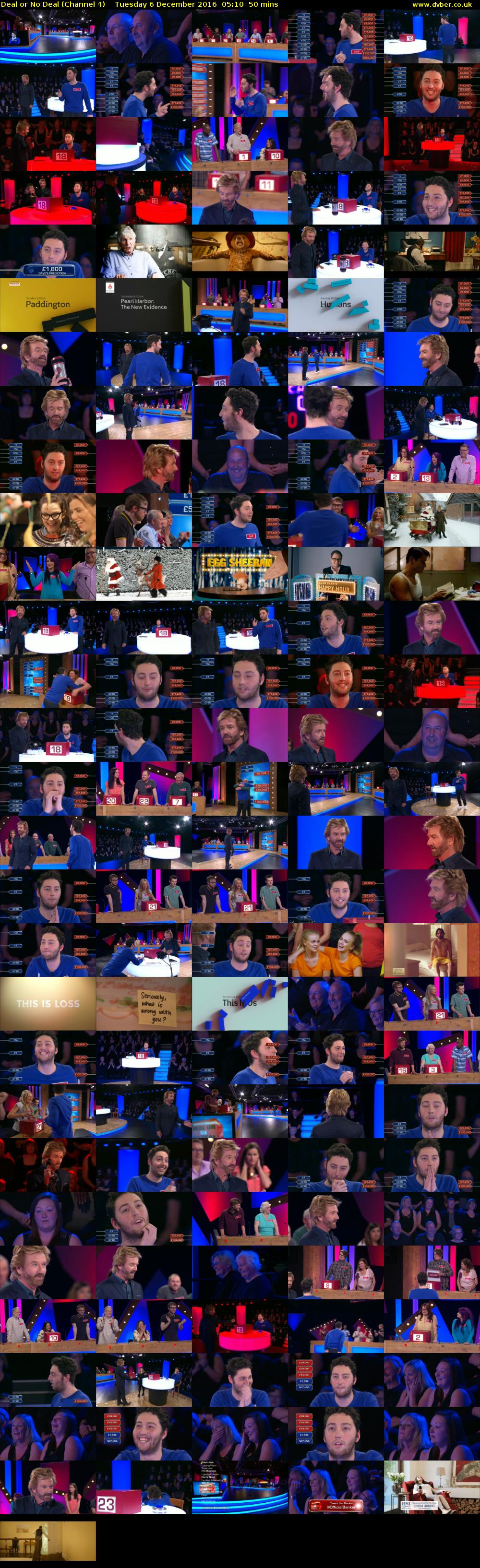 Deal or No Deal (Channel 4) Tuesday 6 December 2016 05:10 - 06:00