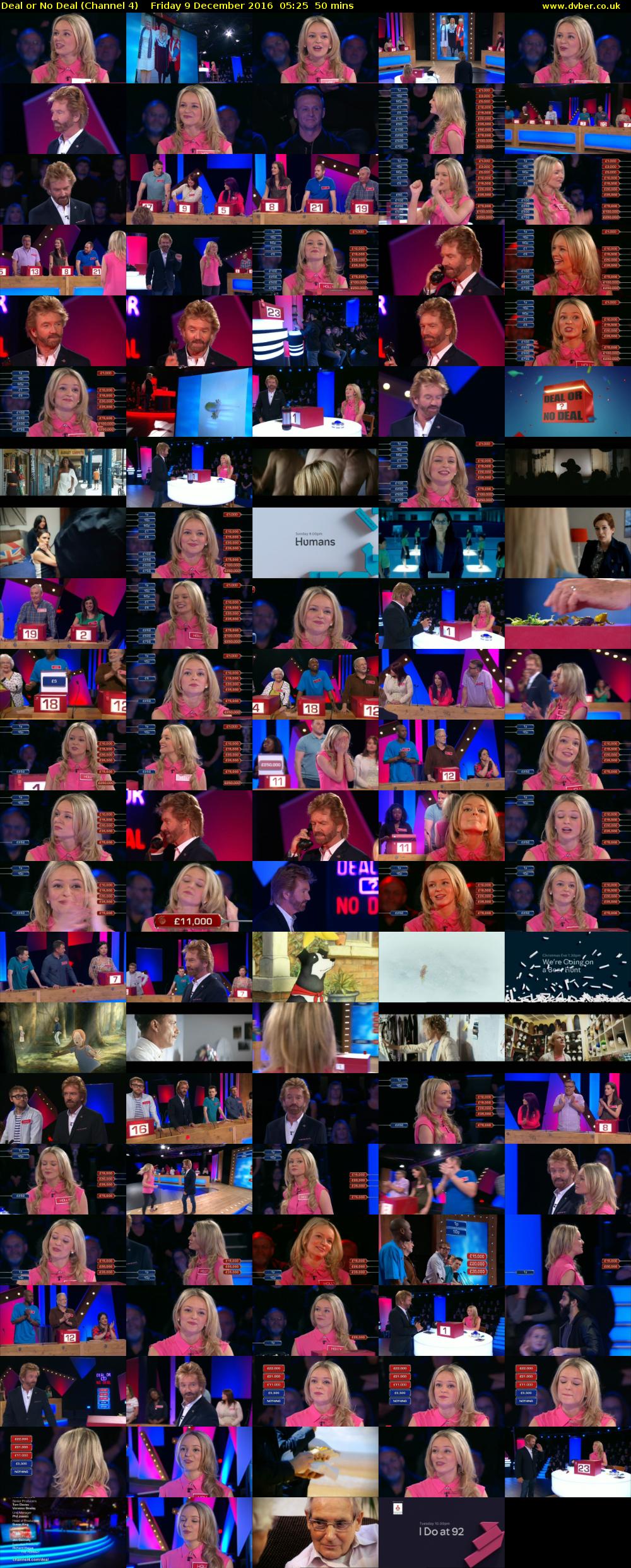 Deal or No Deal (Channel 4) Friday 9 December 2016 05:25 - 06:15