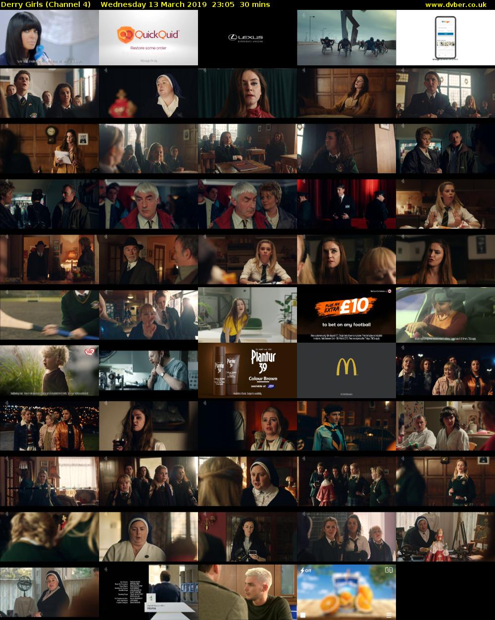 Derry Girls (Channel 4) Wednesday 13 March 2019 23:05 - 23:35