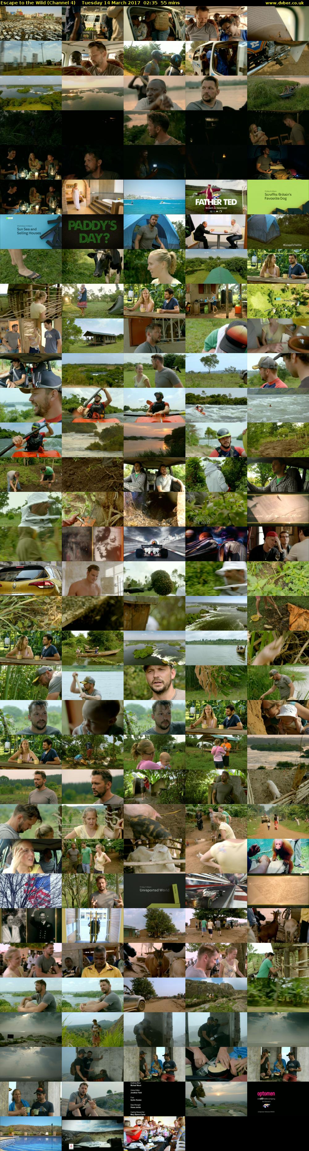 Escape to the Wild (Channel 4) Tuesday 14 March 2017 02:35 - 03:30