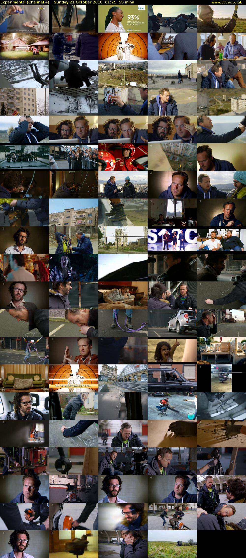 Experimental (Channel 4) Sunday 21 October 2018 01:25 - 02:20