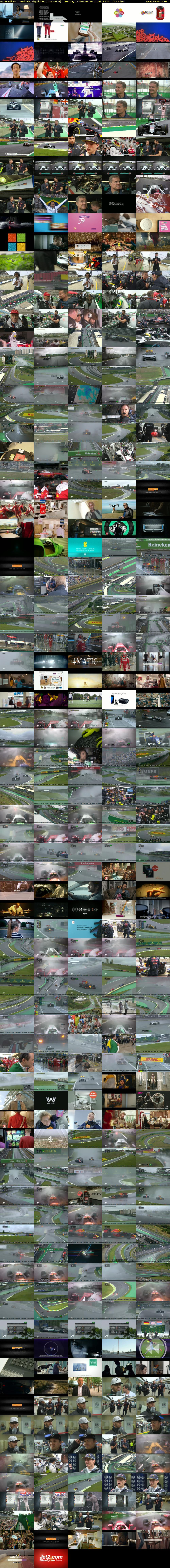 F1 Brazilian Grand Prix Highlights (Channel 4) Sunday 13 November 2016 22:00 - 00:05