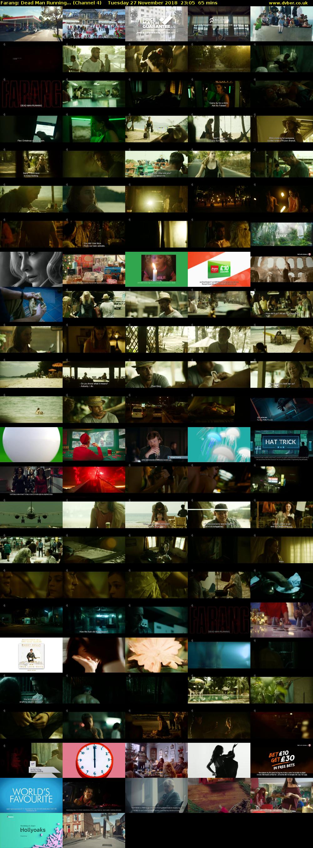 Farang: Dead Man Running... (Channel 4) Tuesday 27 November 2018 23:05 - 00:10