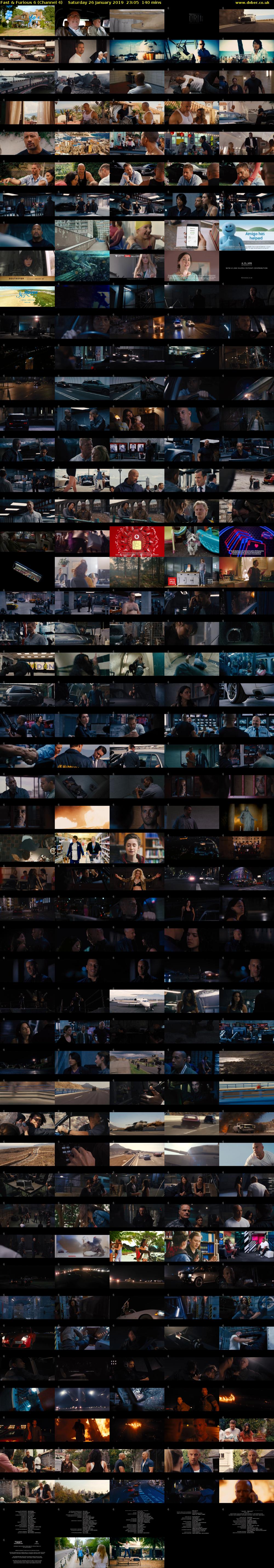 Fast & Furious 6 (Channel 4) Saturday 26 January 2019 23:05 - 01:25