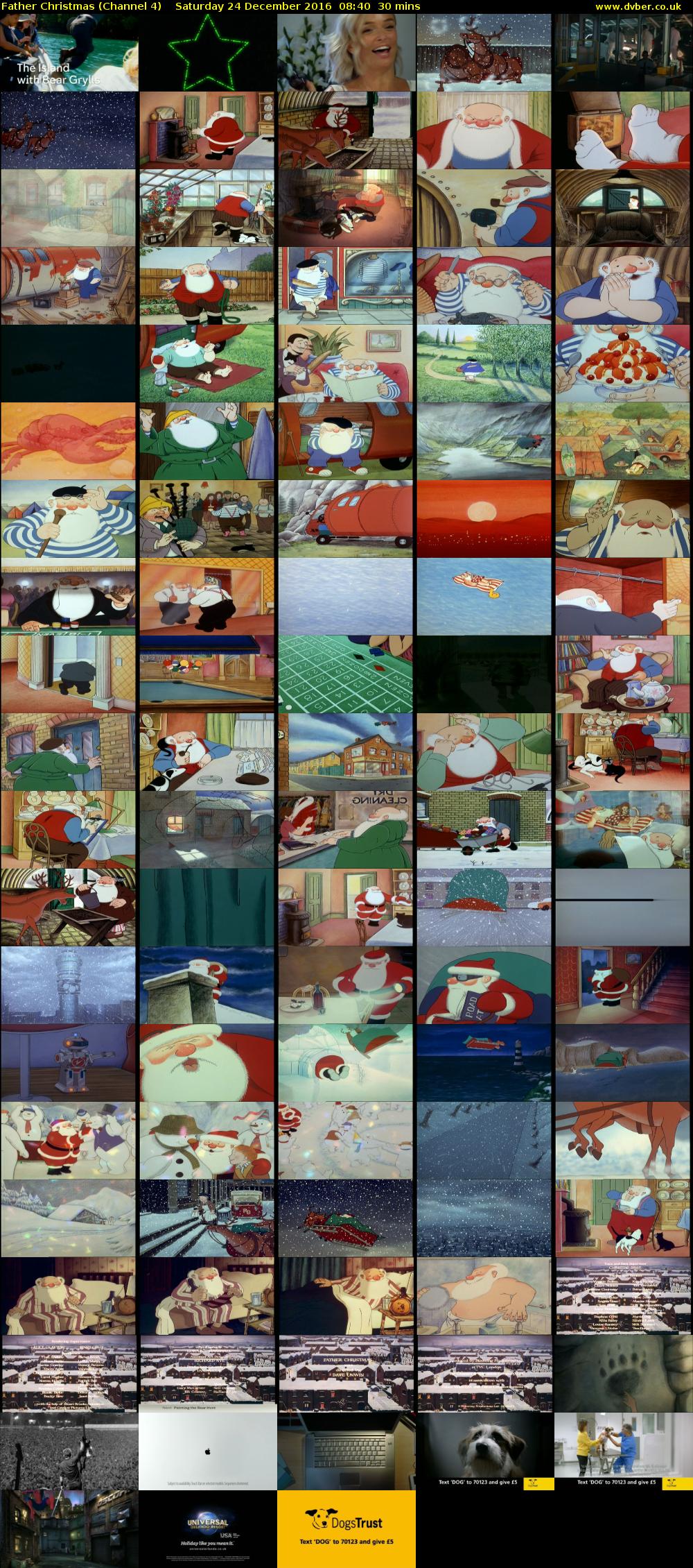 Father Christmas (Channel 4) Saturday 24 December 2016 08:40 - 09:10