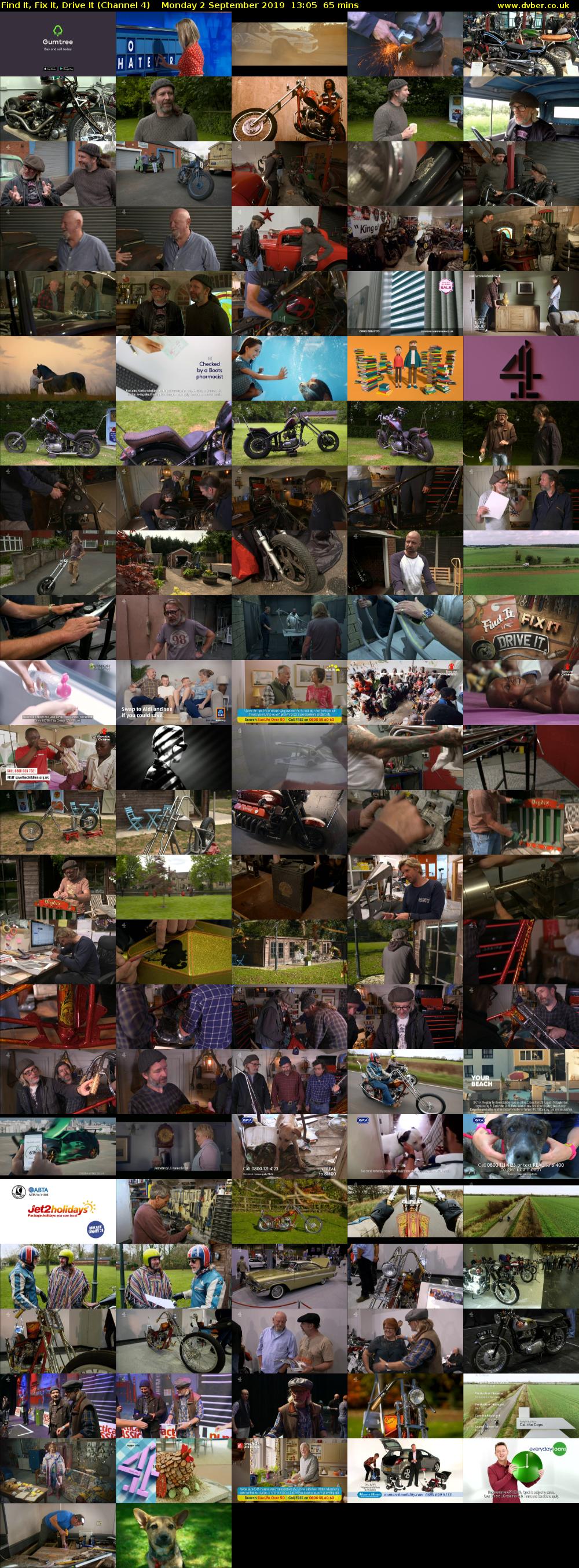 Find It, Fix It, Drive It (Channel 4) Monday 2 September 2019 13:05 - 14:10