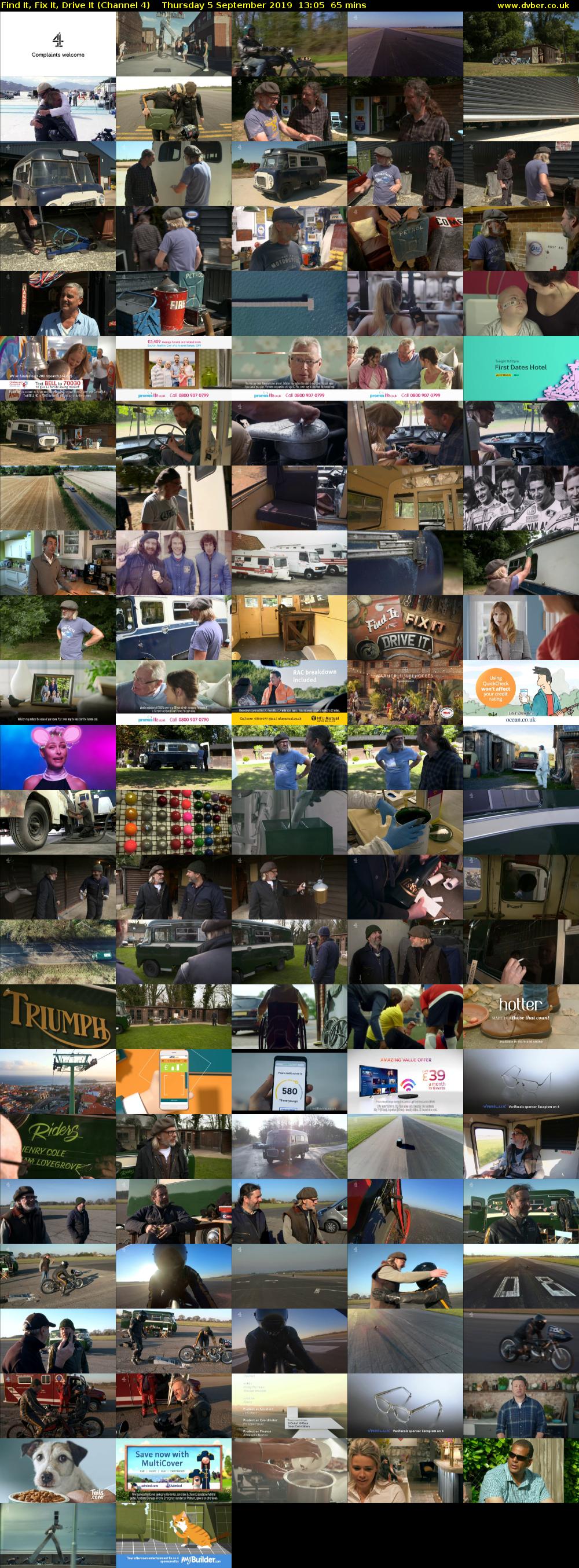 Find It, Fix It, Drive It (Channel 4) Thursday 5 September 2019 13:05 - 14:10