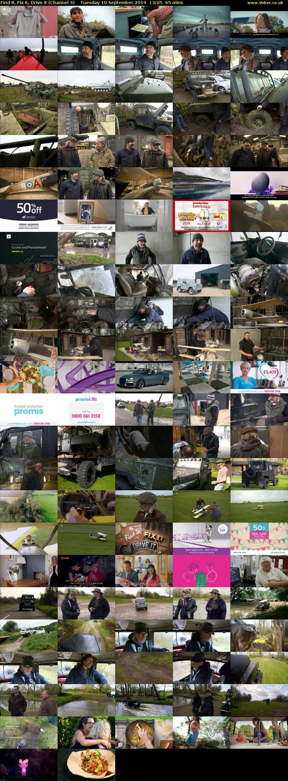 Find It, Fix It, Drive It (Channel 4) Tuesday 10 September 2019 13:05 - 14:10