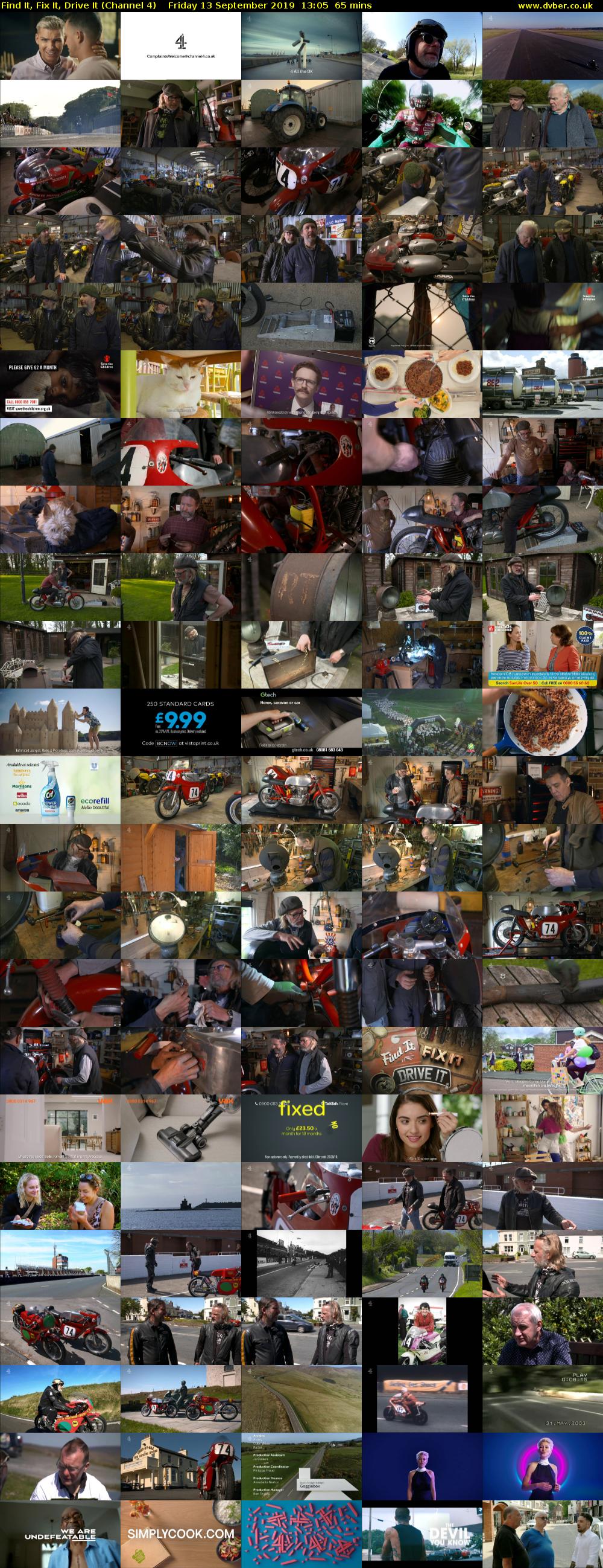 Find It, Fix It, Drive It (Channel 4) Friday 13 September 2019 13:05 - 14:10