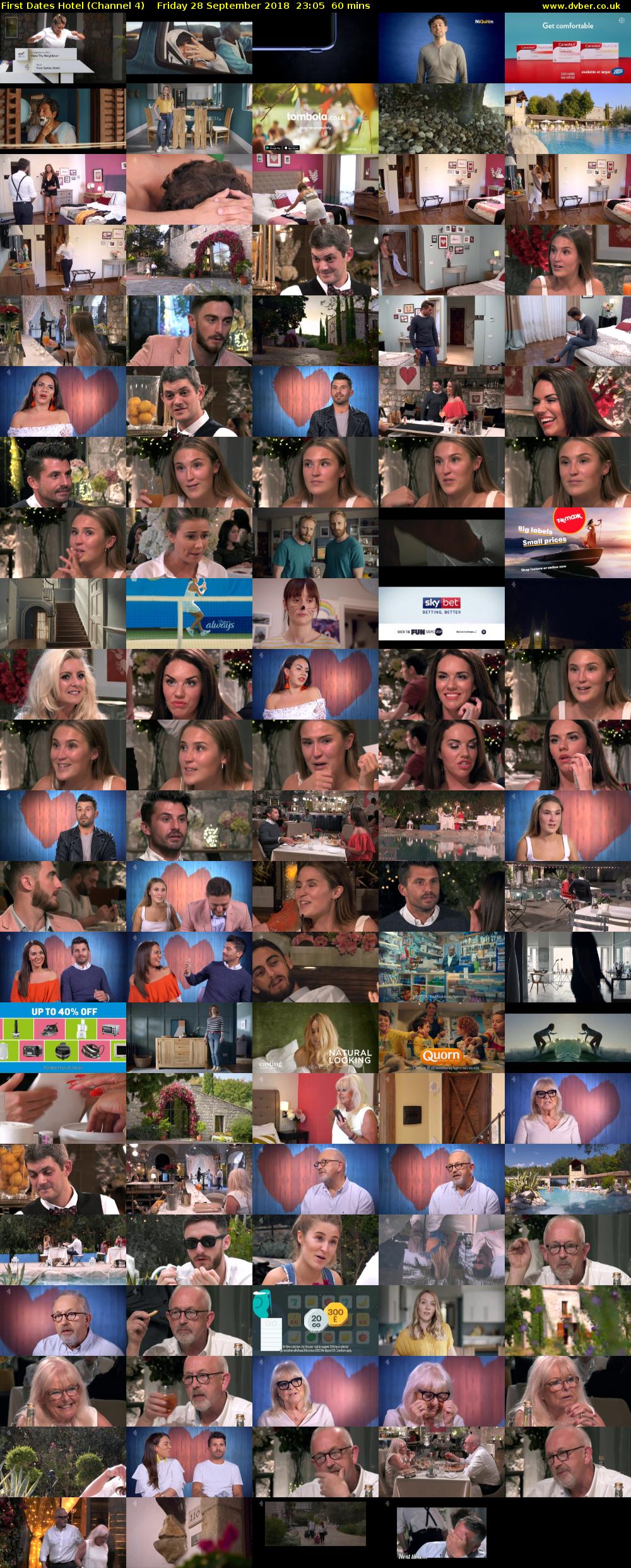 First Dates Hotel (Channel 4) Friday 28 September 2018 23:05 - 00:05